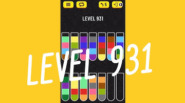 Water Sort Puzzle Level 931
