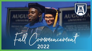 Fall 2022 Graduate Hooding & Commencement | FULL EVENT | Augusta University
