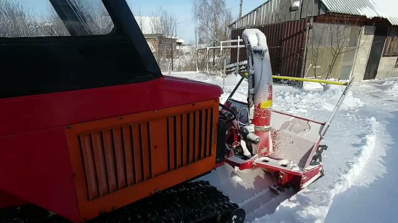 6 декабря чистка снега и неудачное испытание гидрохода