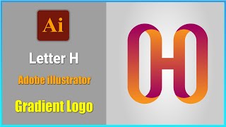 Logo Design Tutorial In Adobe Illustrator H Letter Logo