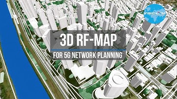 3D RF-map for 5G network planning