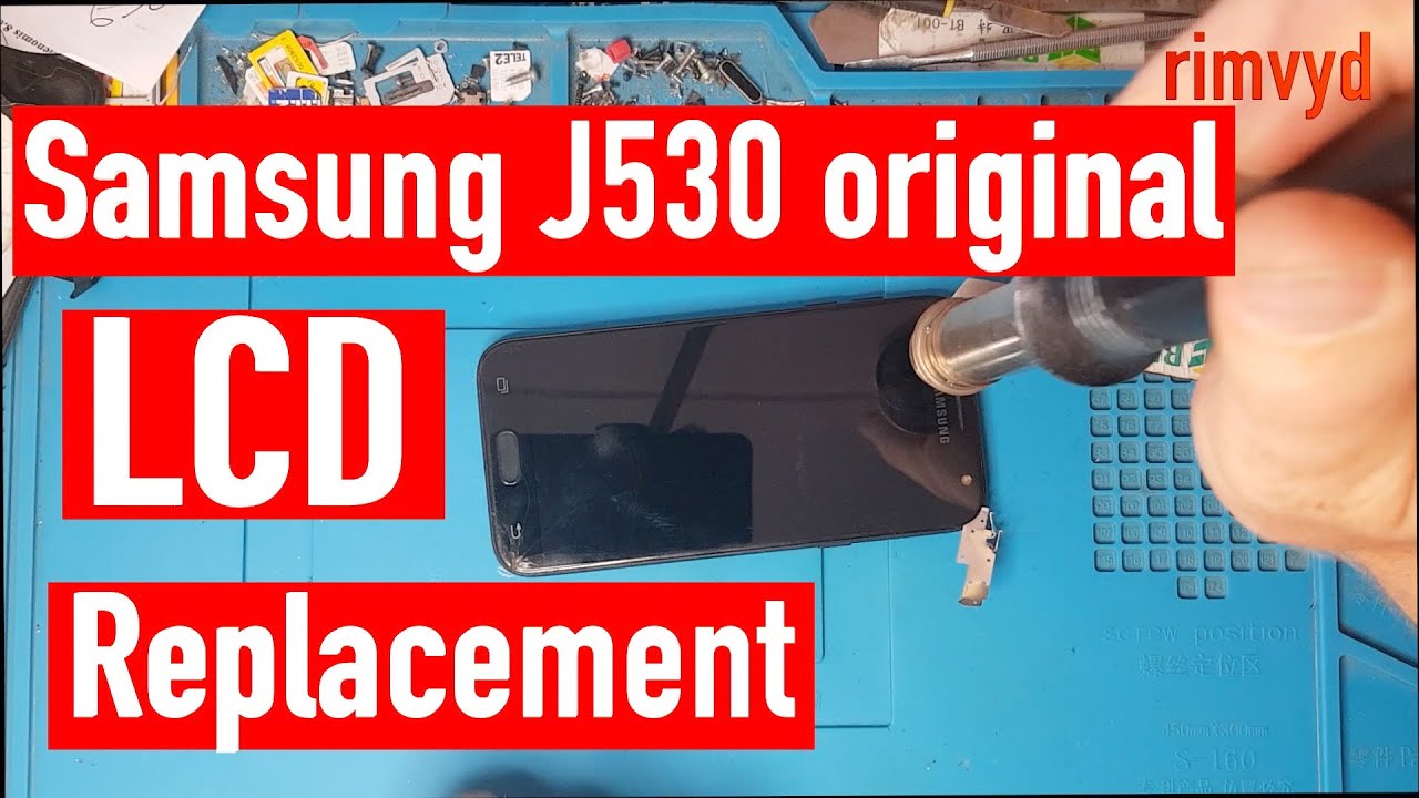 Samsung J5 17 J530 Lcd Original Service Pack Replacement Youtube