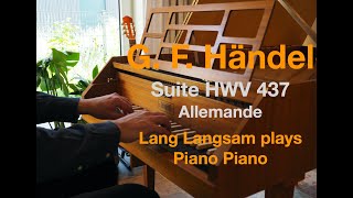 Georg Friedrich Händel Suite in D Minor HWV 437 - Allemande #händel #baroque #classic #glenngould