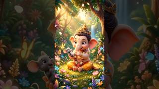 How Baby Ganesha Got the Magic Laddu! 🐘✨ | Cute Story #Shorts