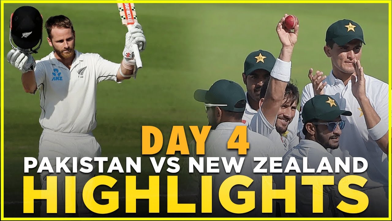Highlights | Pakistan vs New Zealand | Test Day 4 | PCB | MA2L - YouTube
