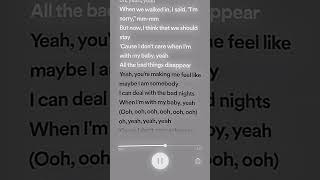 i don't care [as long as you just hold me near] - justin bieber, ed sheeran (sped up)┊serein.