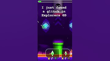I just found a glitch in Explorers GD #geometrydash #gd #glitch