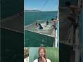 Shocking Boat Net Adventure | সরাসরি সমুদ্রে না নেমে নেটের ওপর দাঁড়িয়ে গভীর পানির অনুভূতি 😲🔥 #shorts