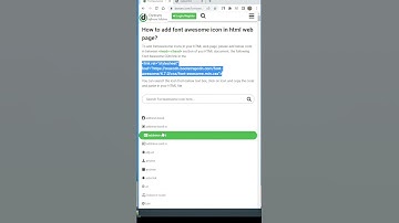 How to insert font awesome in Html in #hindi #shorts | #coding #programme   #html  #coding #awesome