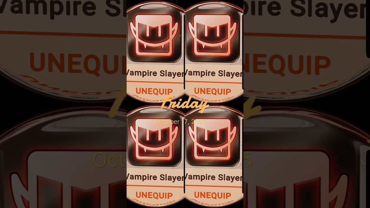 🧛 Vampire Slayer Badge 🧛 Crescendo S+ 