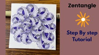 Calm Your Mind With Zentangle Pattern | Drawing Tutorial For Beginners 