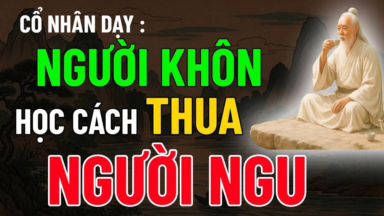 Cổ nhân dạy    Người khôn học cách không hơn thua với người kém hiểu biết