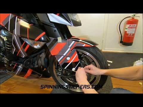 Yamaha MT-10 Aufkleber Set – Reflektierend Orange, Für Körper, Rad & Helm