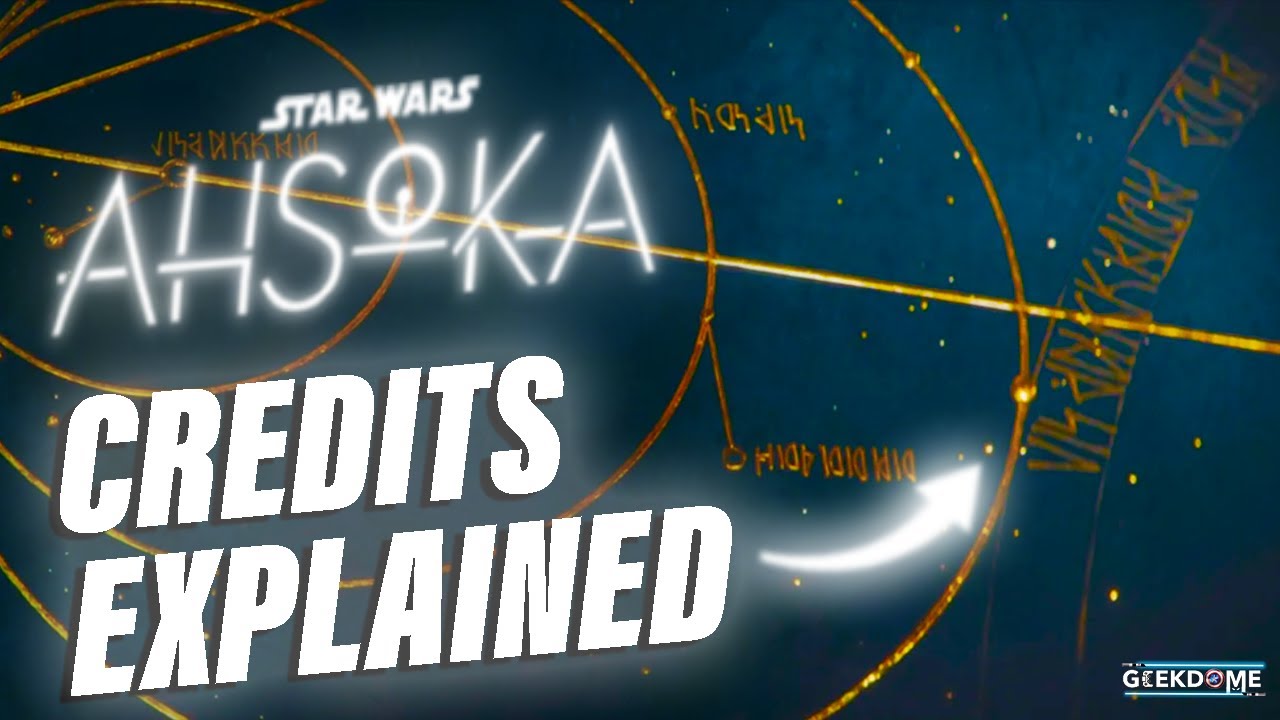 The Ahsoka Series End Credits Explained | Star Wars Explained - YouTube