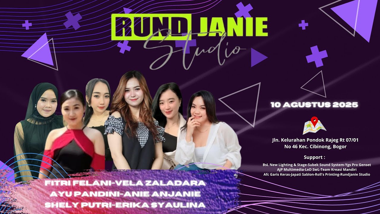 Live Streaming RUNDJANIE STUDIO | Wedding Diana & Fikri | Minggu , 10 Agustus 2025 ( Siang )