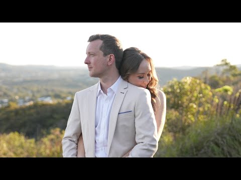 Still from the wedding film of Evangeline and Matt