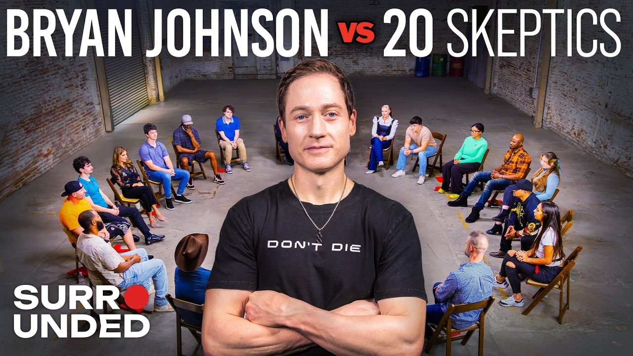 Bryan Johnson vs 20 Skeptics | Surrounded