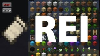 Roughly Enough Items for Fabric Minecraft 1.14 Demonstration and Review