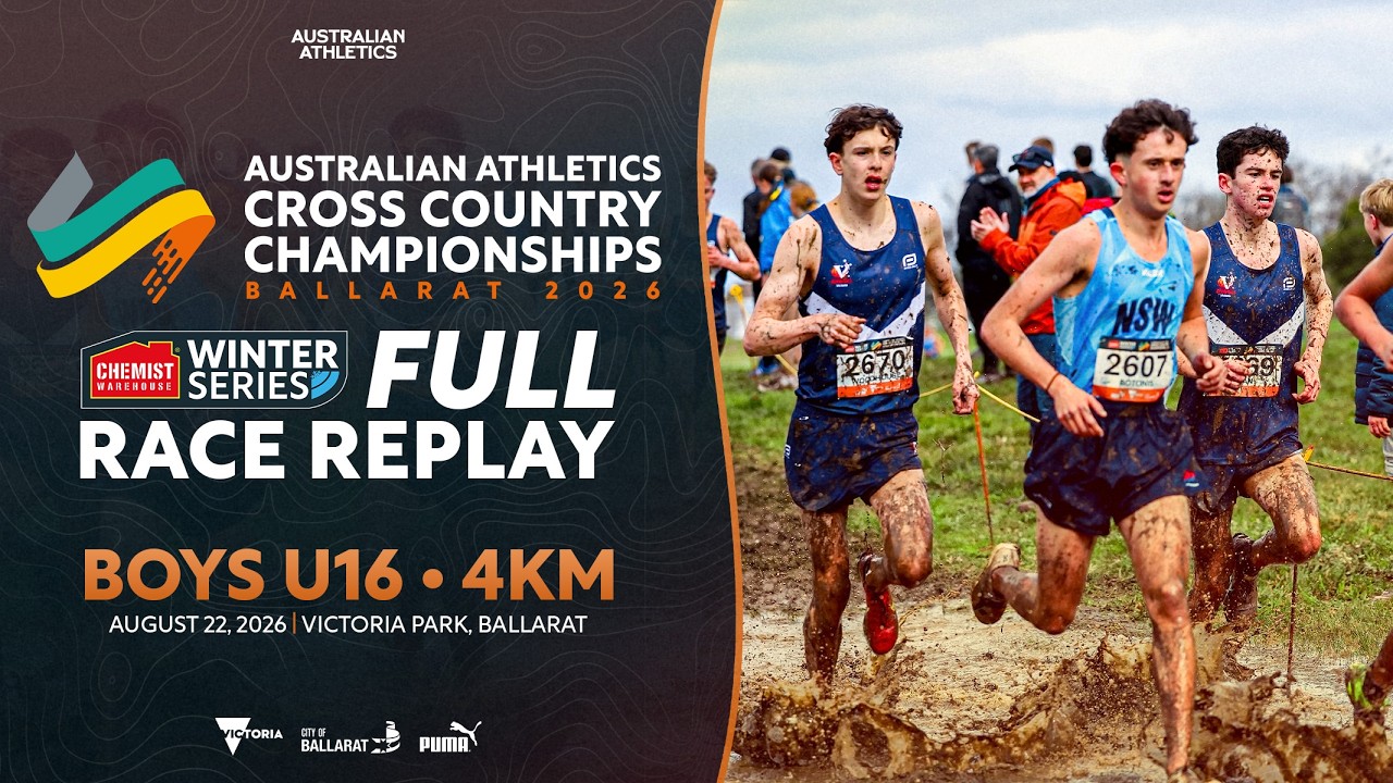 Boys' U16 4km Final - Full Race | 2026 Australian Athletics Cross Country Championships