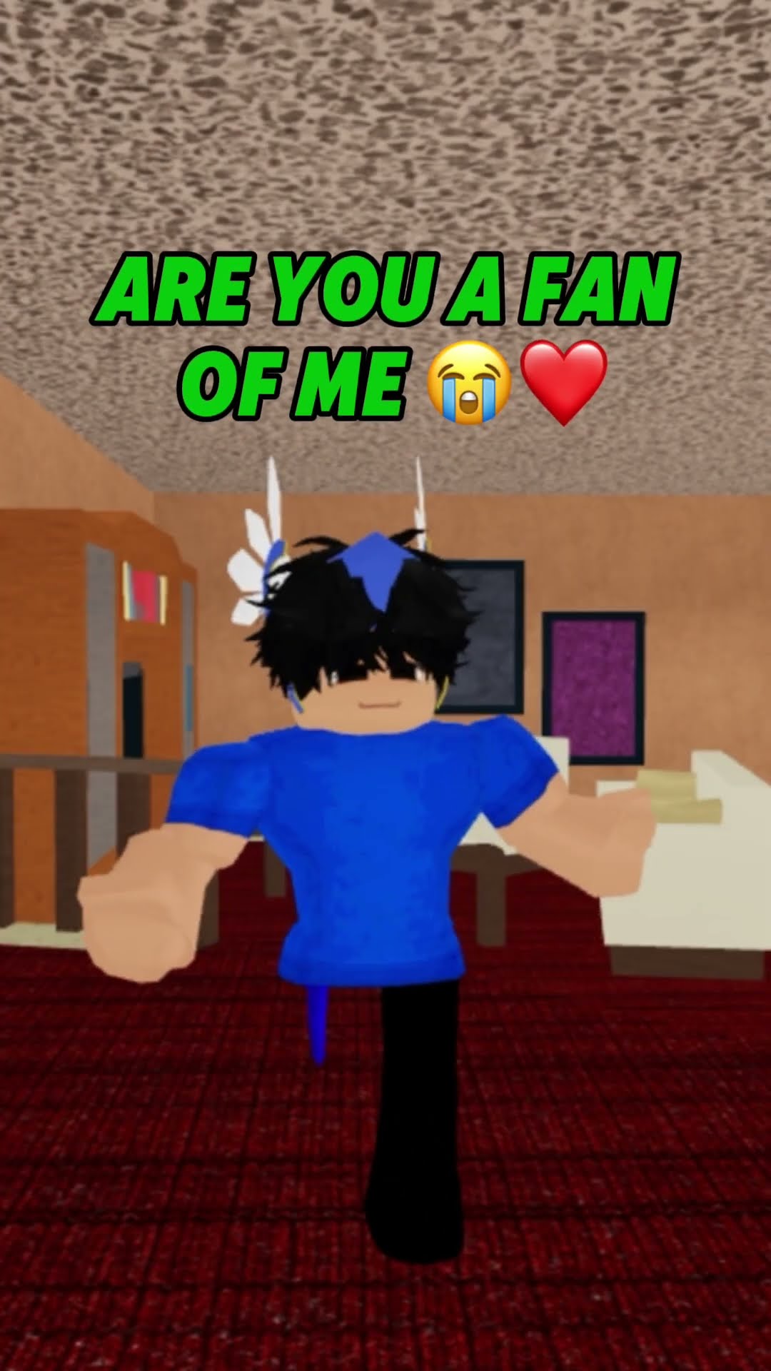 Giving my fans robux ??