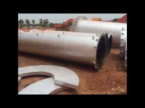 Industrial boiler Chimney Manufacturers Fabrication work 9841140786 Tritherm