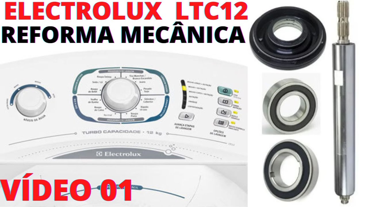 lavadora electrolux ltc12 | Troca do mecanismo | VÍDEO 1 | Veja como desmontar (PASSO A PASSO)