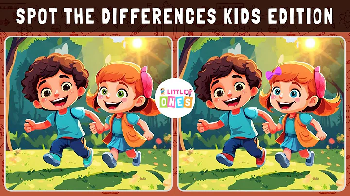 Spot the Difference | Kids' Ultimate Challenge 🕵️‍♀️ 🧩