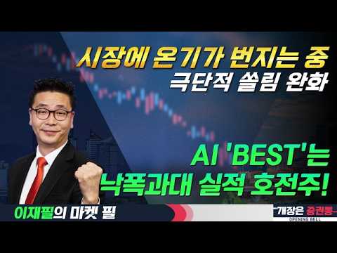 체감지수 살아난다/AI 관련주는 낙폭과대 실적 호전주 주목! 코스피 #코스닥 #쏠림 #AI #낙폭과대 #실적 #이재필 #투자전략