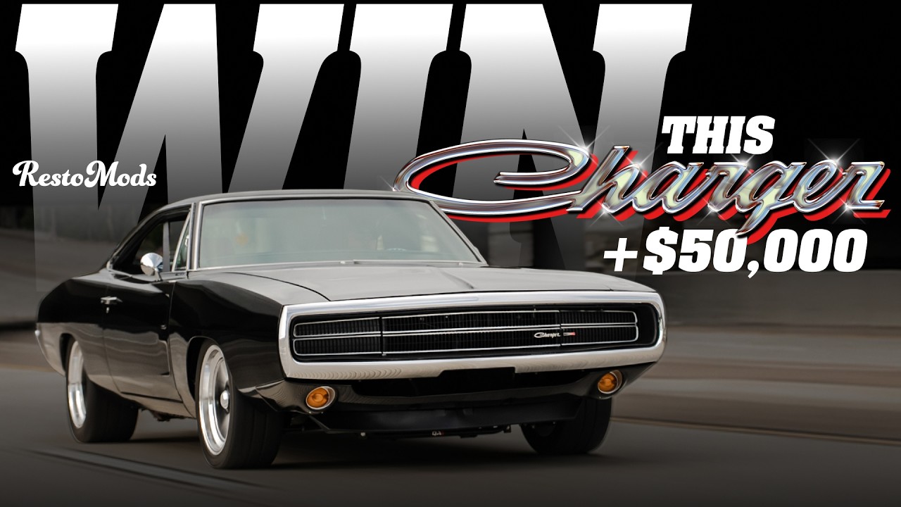 WIN THIS 1970 Dodge Charger 426 HEMI Restomod + $50,000 Cash (RM33