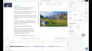 One click noise removal and speech leveling on Libretto