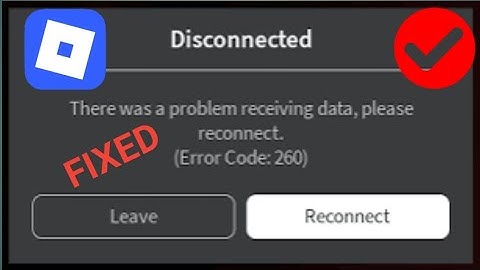 How to Fix Error 260 on Roblox (2025)?Roblox Error Code 260!