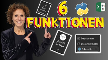 6 GEHEIME Excel-Features 2025 🔥 (Dark Mode, ChatGPT & Python in Excel!)