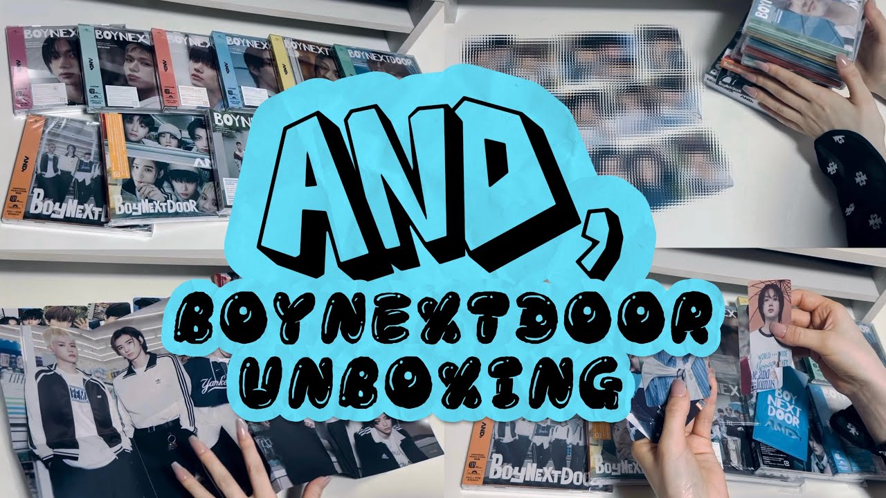 【BOYNEXTDOOR】 アラサーおたくがボネクド AND,全形態を unboxing する動画【開封動画】