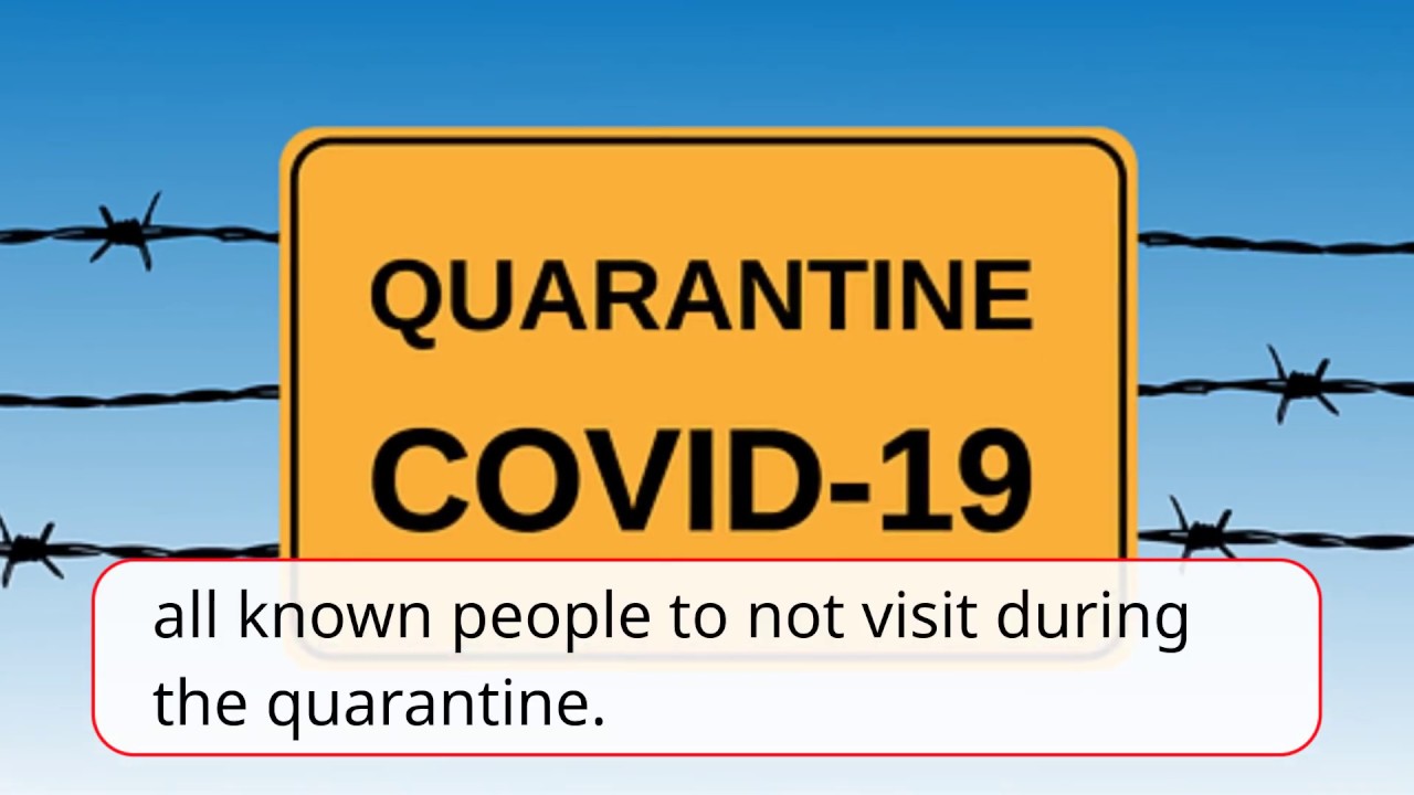 How to Self Quarantine During Covid