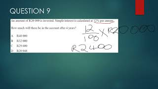 FLC mathematical literacy exemplar1 QUESTION 9