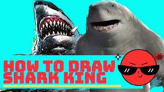 How To Draw Shark King