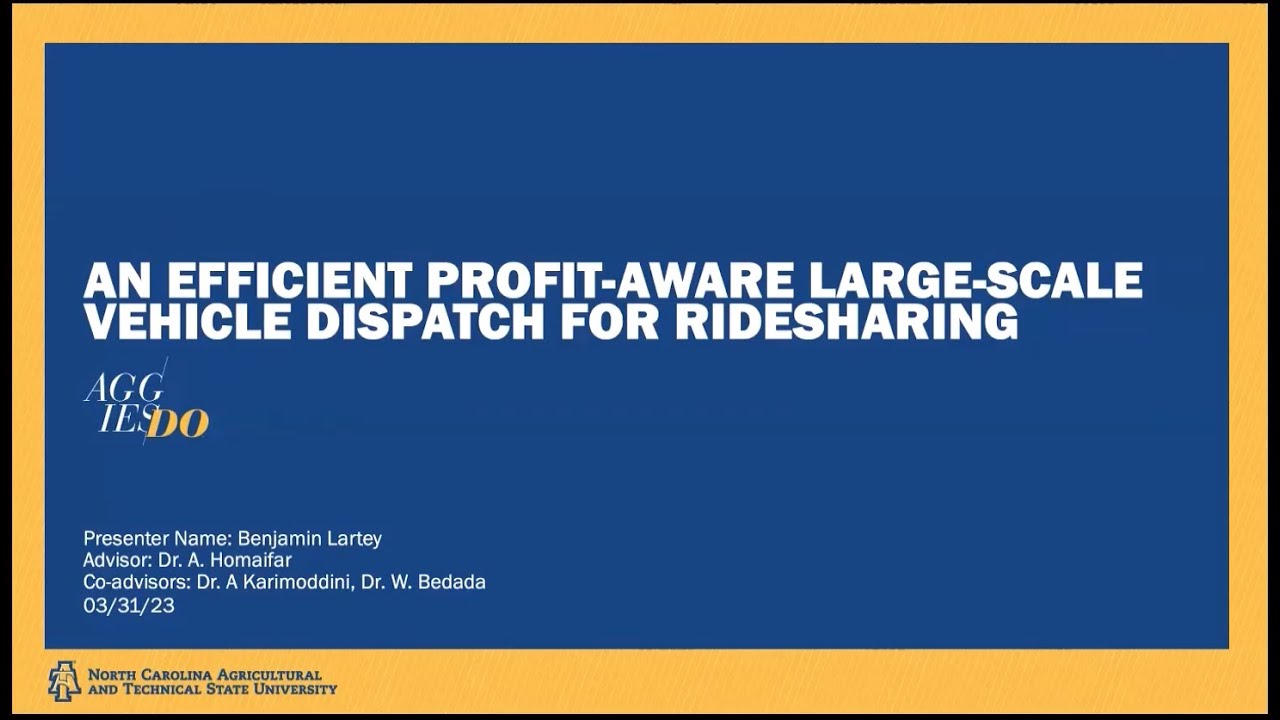 An Efficient Profit-Aware Large-Scale Vehicle Dispatch Framework for Ridesharing