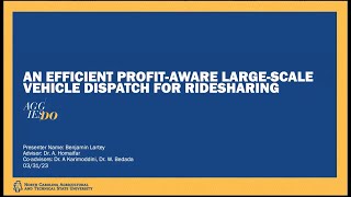 An Efficient Profit-Aware Large-Scale Vehicle Dispatch Framework for Ridesharing