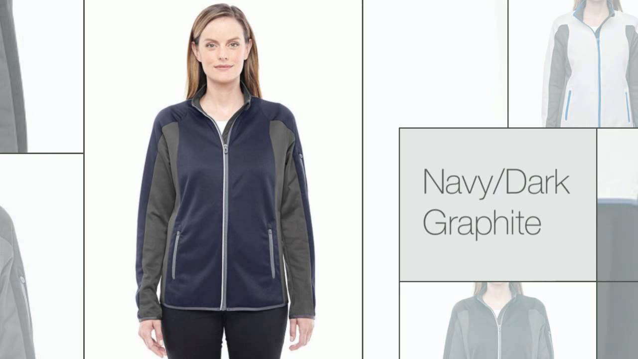 Ash City - North End 78230 Ladies Motion Interactive ColorBlock Performance Fleece Jacket