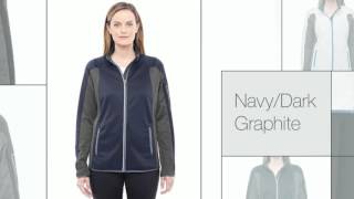 Ash City - North End 78230 Ladies Motion Interactive ColorBlock Performance Fleece Jacket