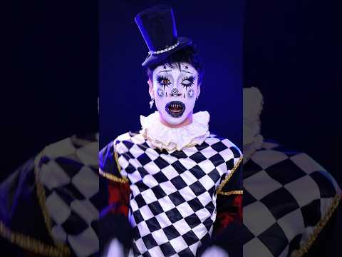 انضممت إلى اتجاه الهالوين مكياج هالوين مهرج