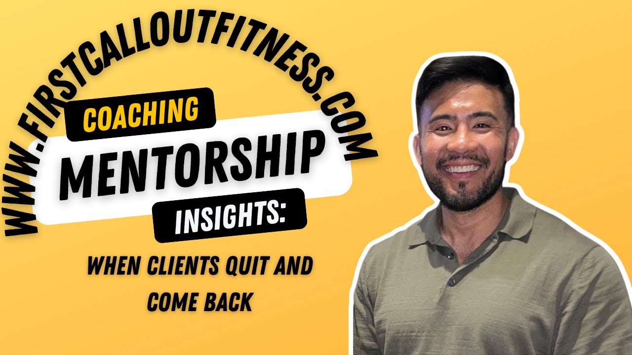 Coaching Mentorship Insights - When clients quit and come back. - YouTube