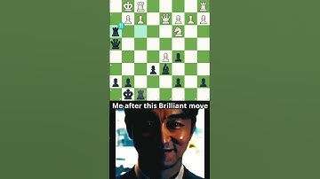 2 Brilliant Moves in a row ‼️| #chess #shorts #brilliant #squidgame