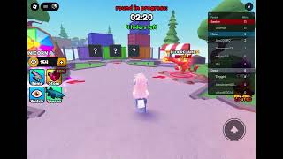 We play one of my favorite games and we play climb rainbow tower!