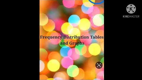 Frequency distribution tables and Graphs part 1 class 8