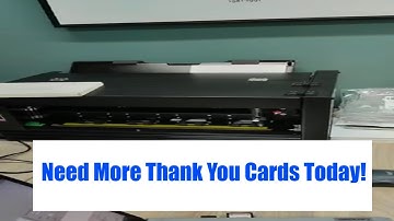 Need More Thank You Cards Today! by iAuto Writing Machine with Feeder