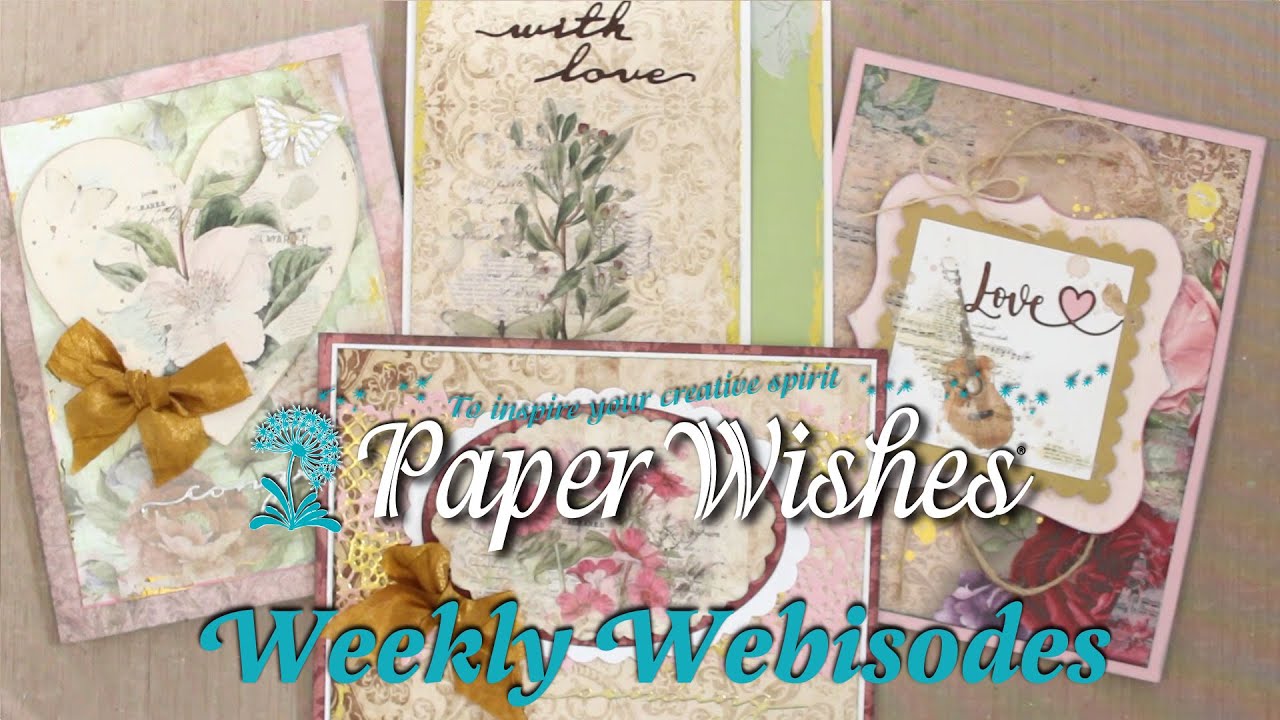 4 Cards Using Blendables Rub-On Transfers by 49 and Market