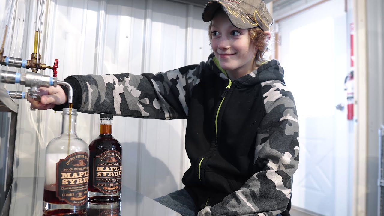 Wisconsin Made Lincoln County Reserve Maple Syrup YouTube