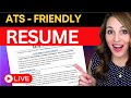 🔴 [LIVE] Write the Perfect Resume to Beat the ATS: Your Guide to Exceptional Job Offers!