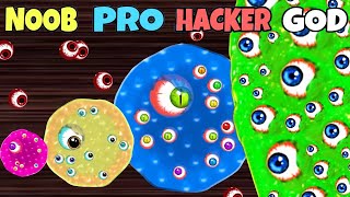 Alien Blob io All Levels Gameplay NOOB vs PRO vs HACKER vs GOD screenshot 5